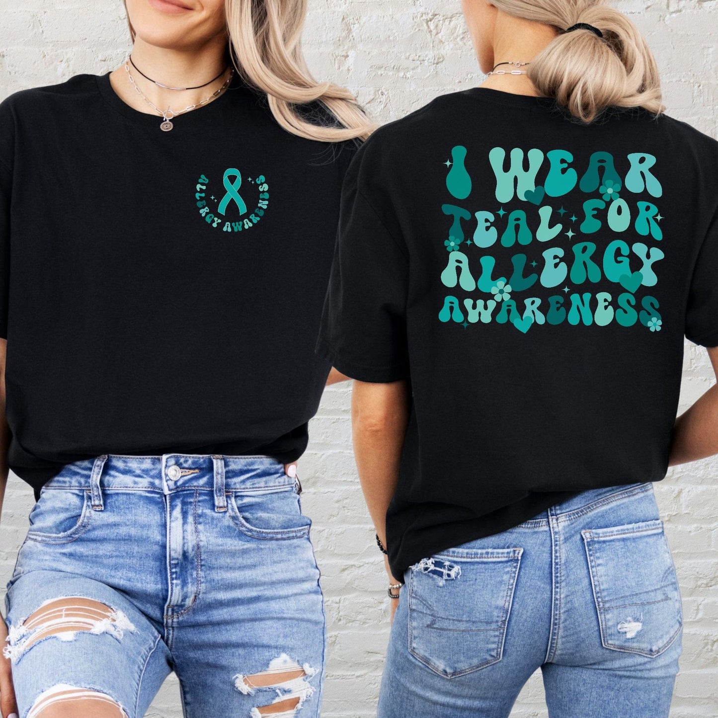 I Wear Teal for Allergy Awareness Shirt | CMPA & Food Allergy Tee
