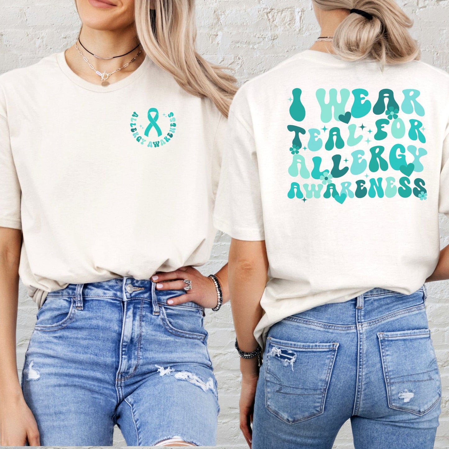I Wear Teal for Allergy Awareness Shirt | CMPA & Food Allergy Tee