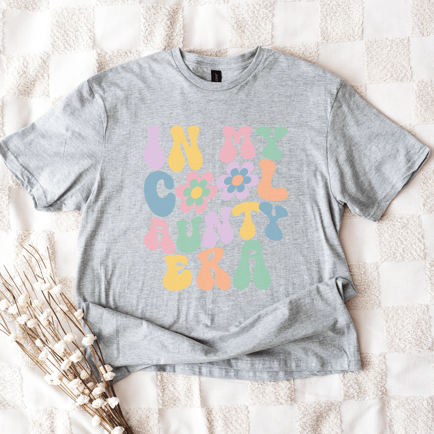 In My Cool Aunty Era Shirt | Retro Pastel Auntie Tee