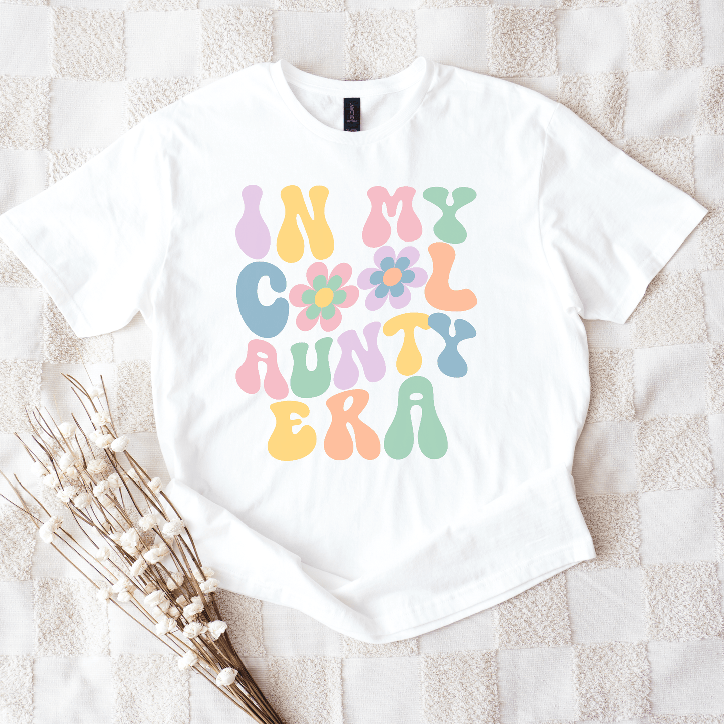 In My Cool Aunty Era Shirt | Retro Pastel Auntie Tee