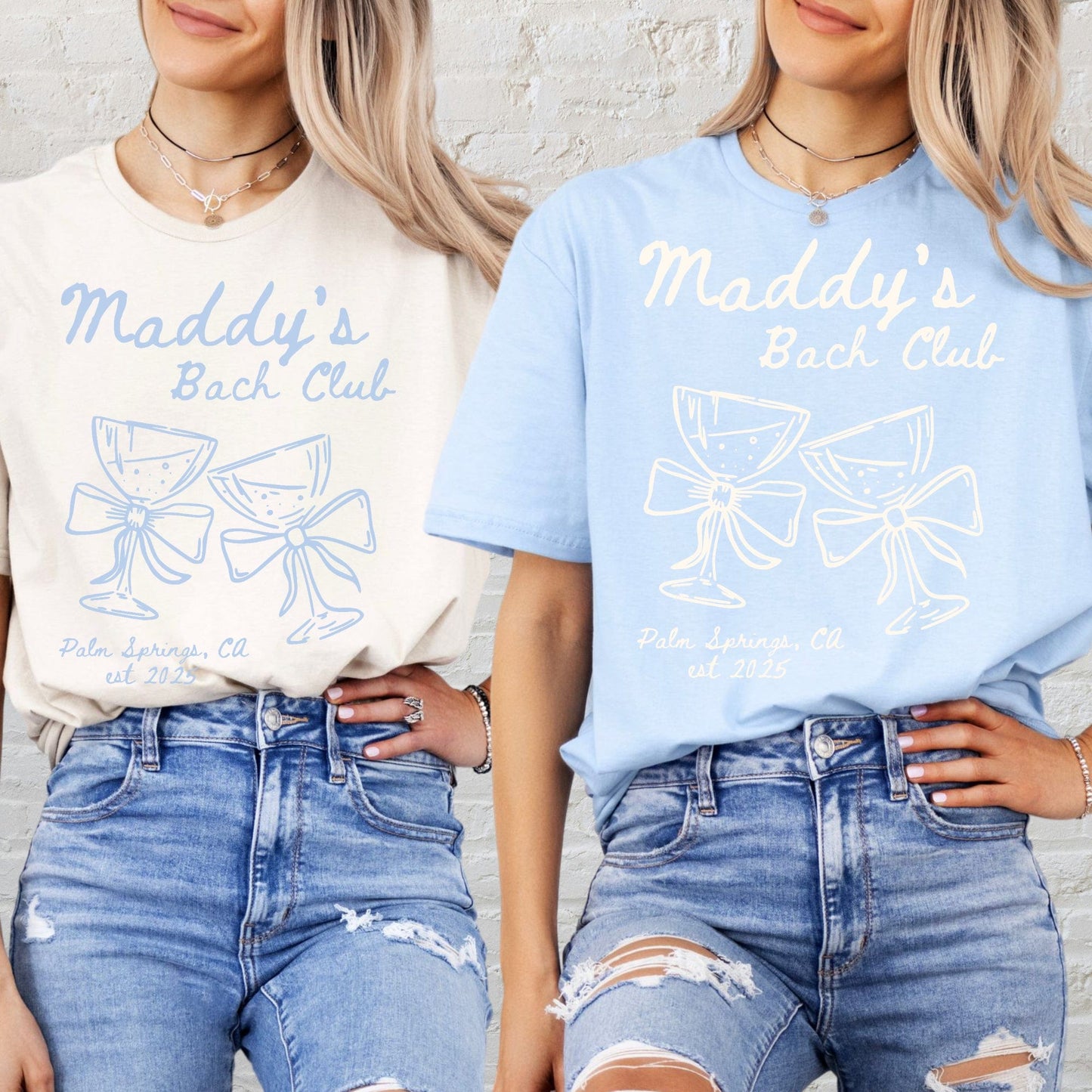 Custom The Bach Club Shirt | Personalised Bachelorette Party Tee