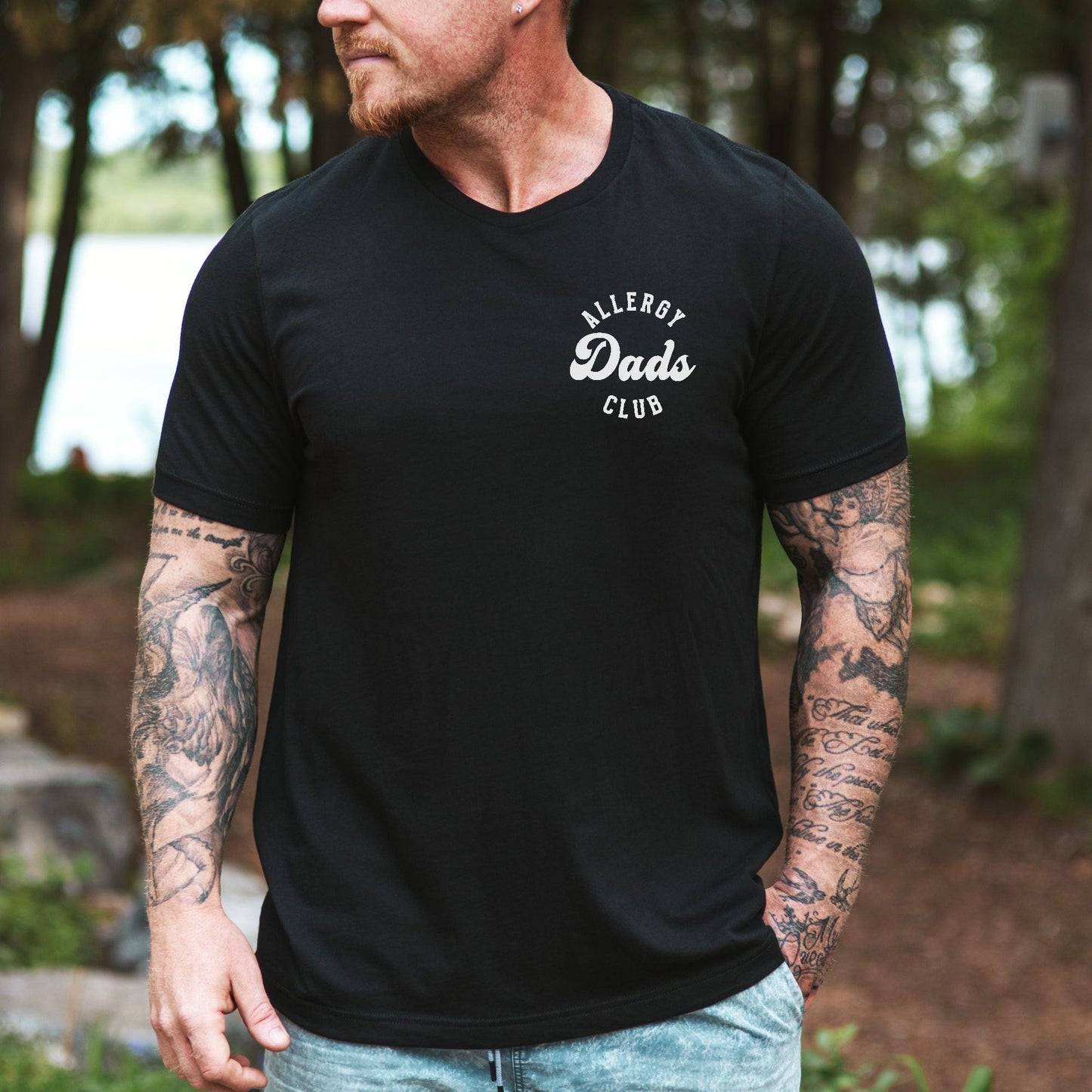 Allergy Dads Club Shirt | CMPA & Food Allergy Awareness Tee for Fathers