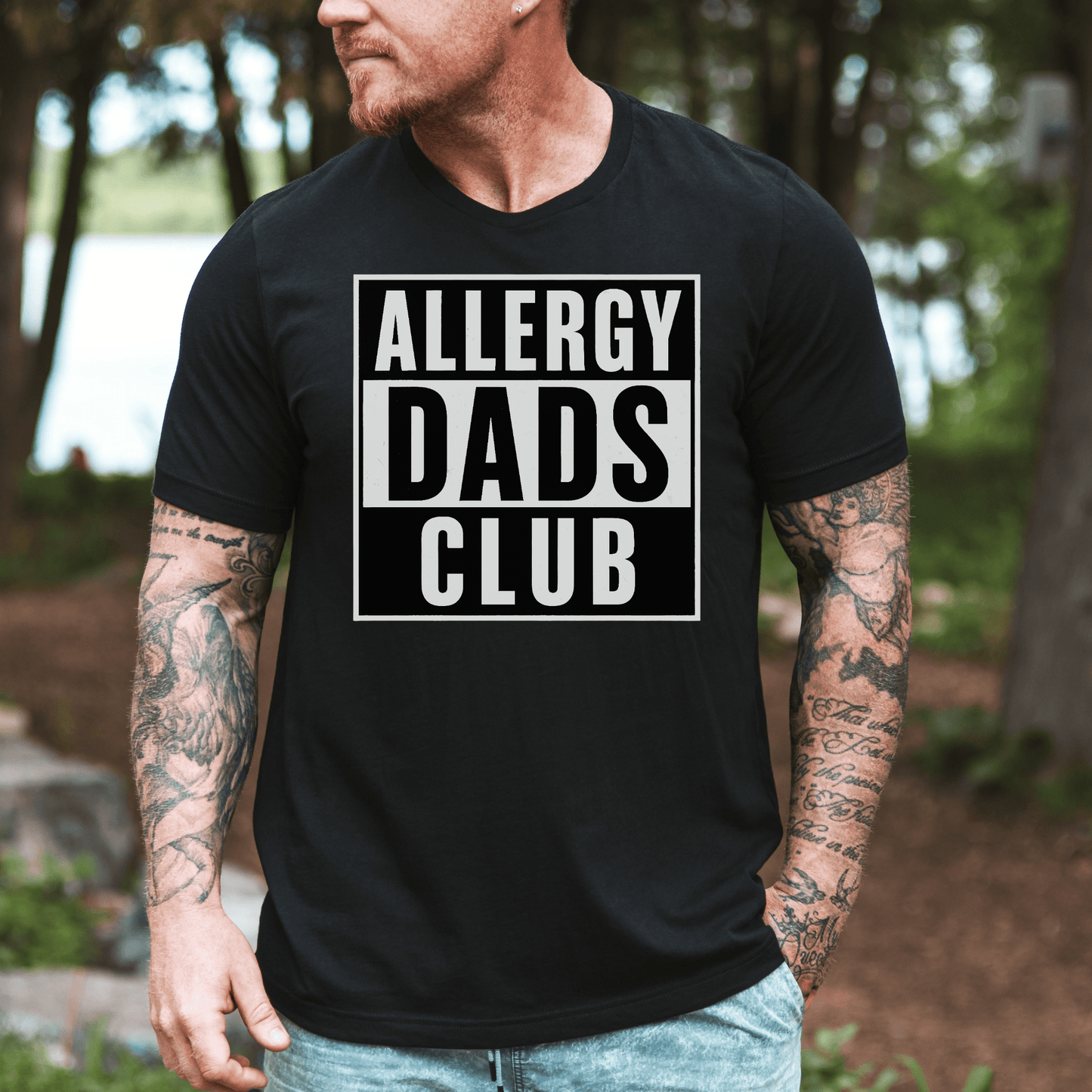 Allergy Dads Club Shirt | CMPA Awareness Tee for Proud Allergy Dads