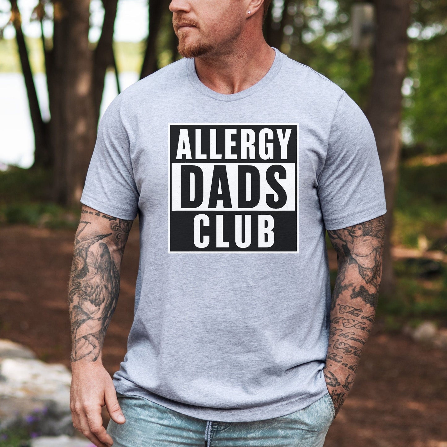 Allergy Dads Club Shirt | CMPA Awareness Tee for Proud Allergy Dads