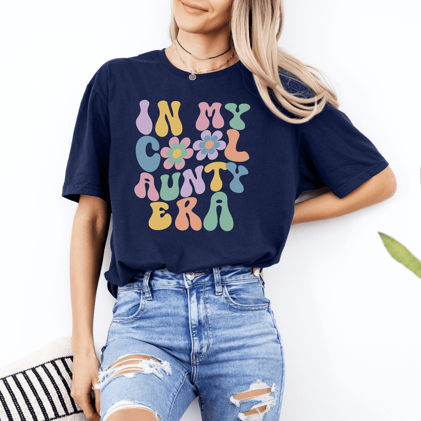 In My Cool Aunty Era Shirt | Retro Pastel Auntie Tee