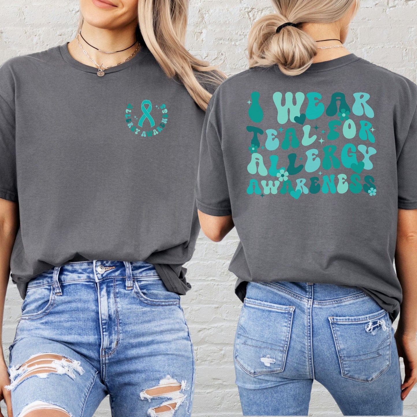 I Wear Teal for Allergy Awareness Shirt | CMPA & Food Allergy Tee