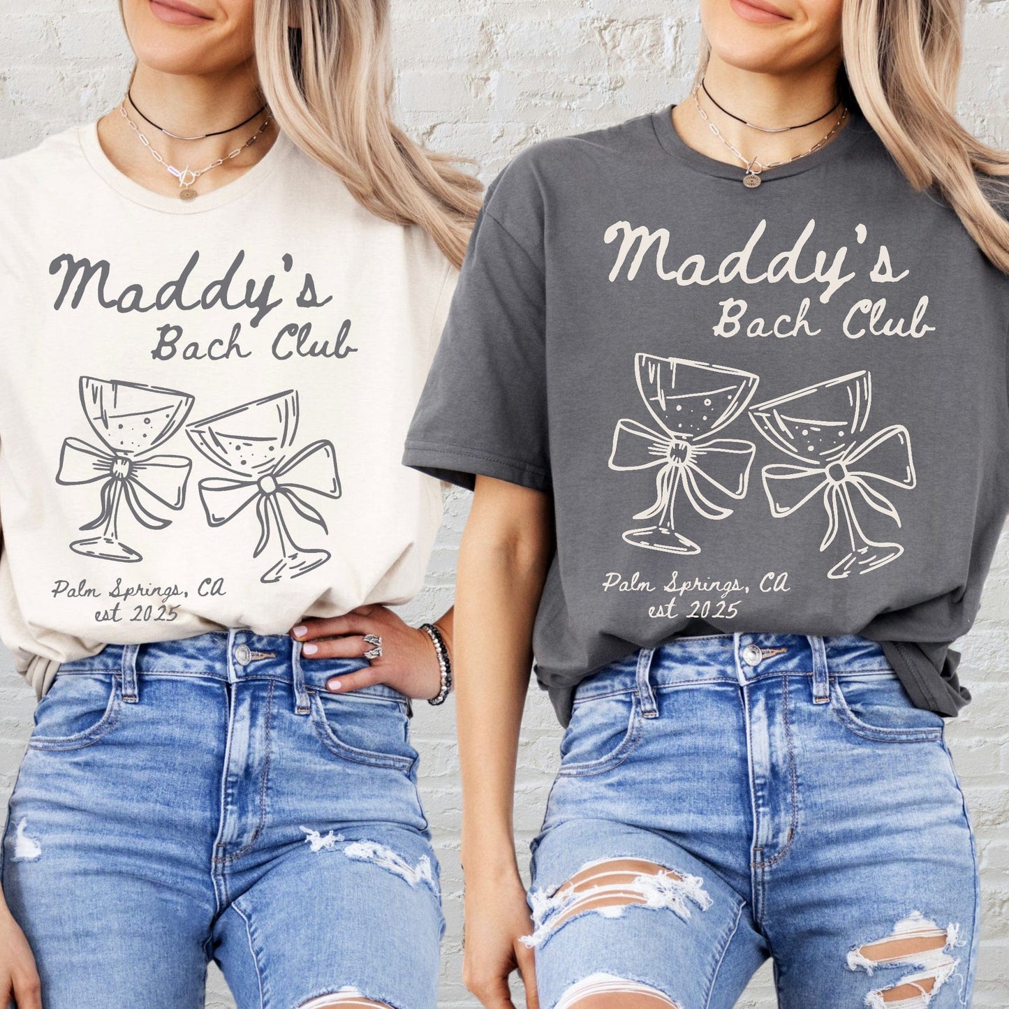 Custom The Bach Club Shirt | Personalised Bachelorette Party Tee