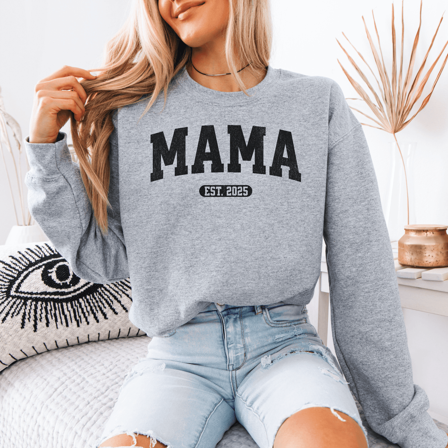 Custom Mama EST Year Sweatshirt | Personalised Mother's Day Gift