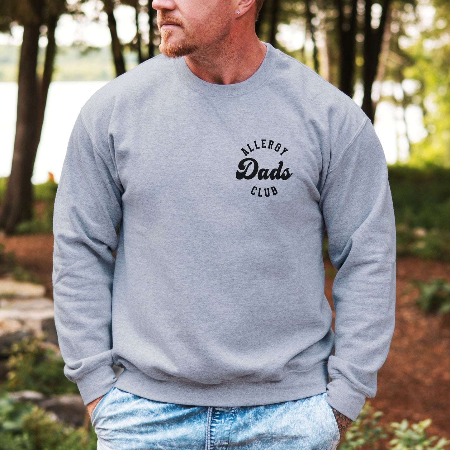 Allergy Dads Club Sweatshirt | CMPA & Food Allergy Awareness Jumper