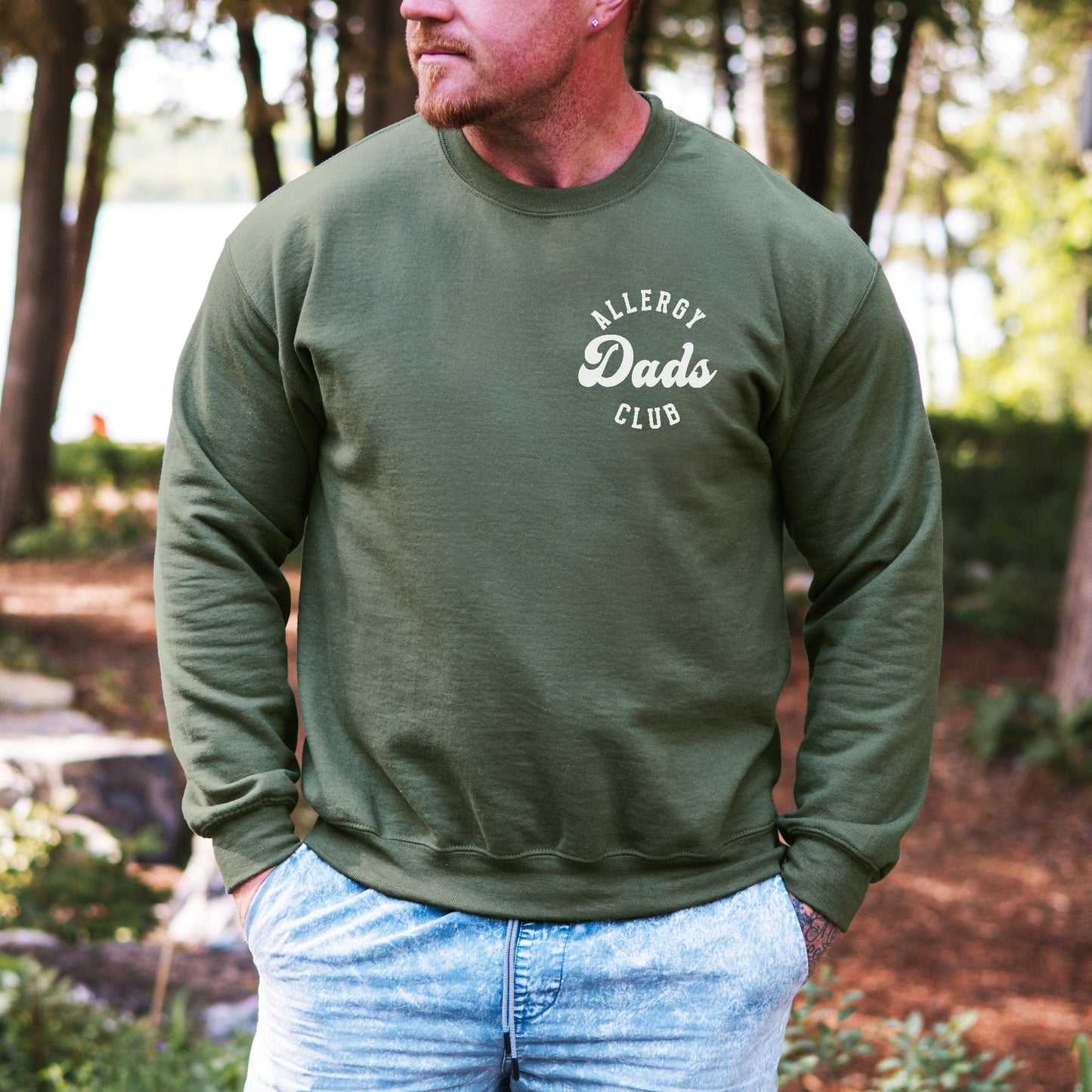 Allergy Dads Club Sweatshirt | CMPA & Food Allergy Awareness Jumper