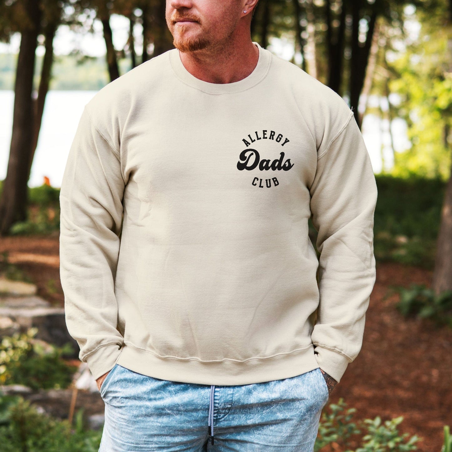 Allergy Dads Club Sweatshirt | CMPA & Food Allergy Awareness Jumper