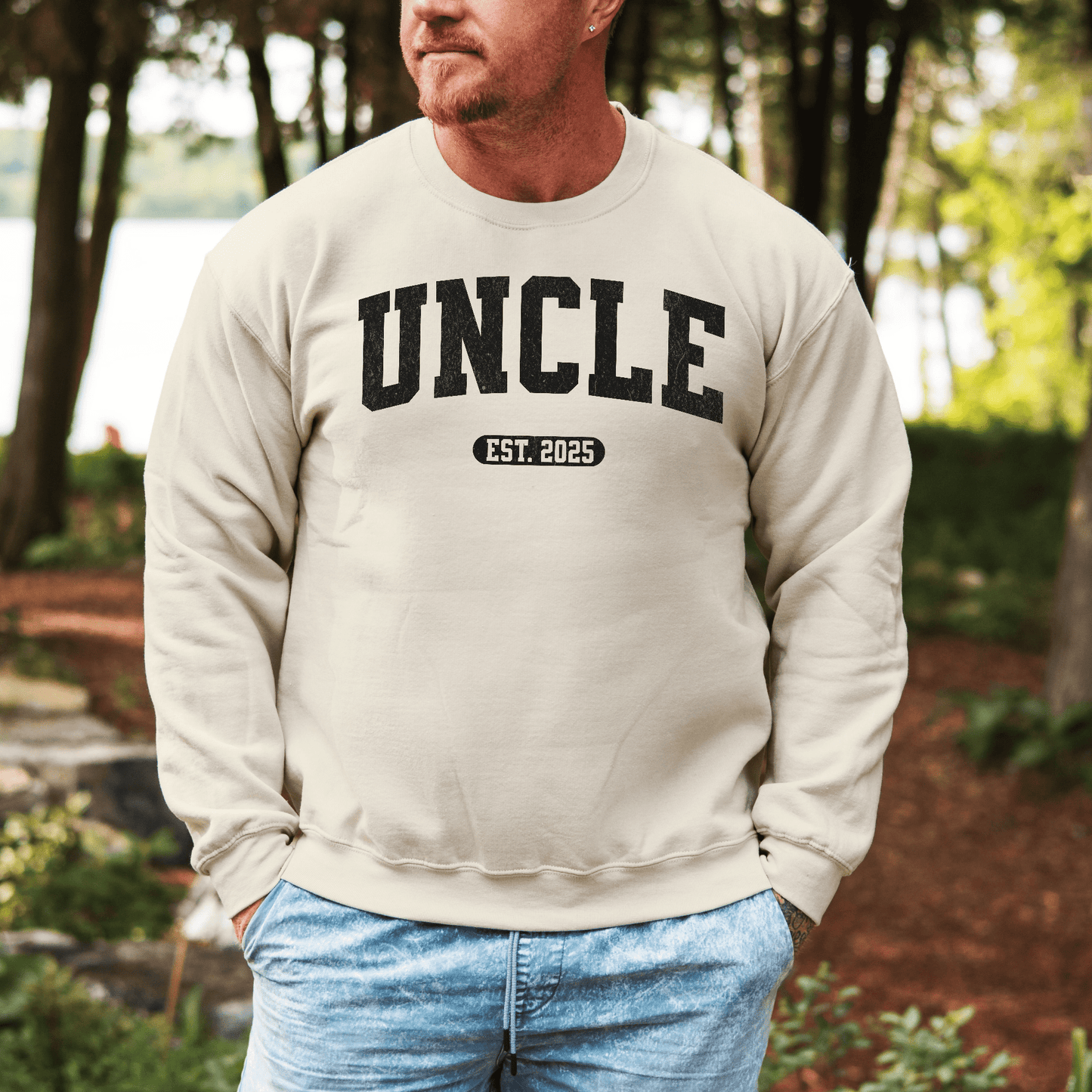 Uncle EST. Year Sweatshirt | Custom First-Time Uncle Gift