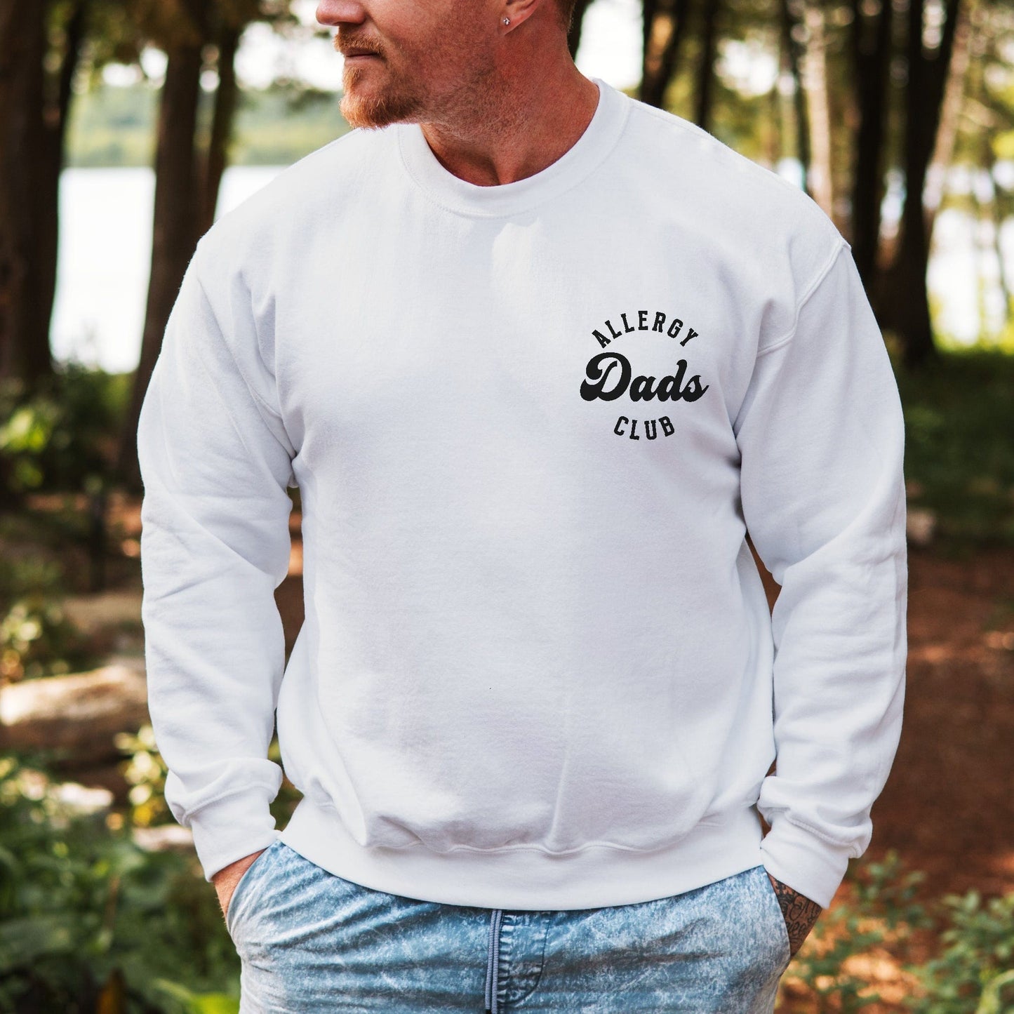 Allergy Dads Club Sweatshirt | CMPA & Food Allergy Awareness Jumper