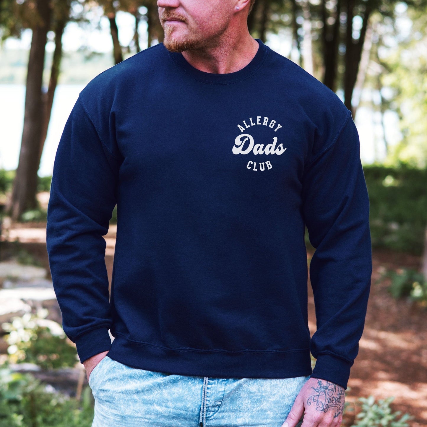 Allergy Dads Club Sweatshirt | CMPA & Food Allergy Awareness Jumper