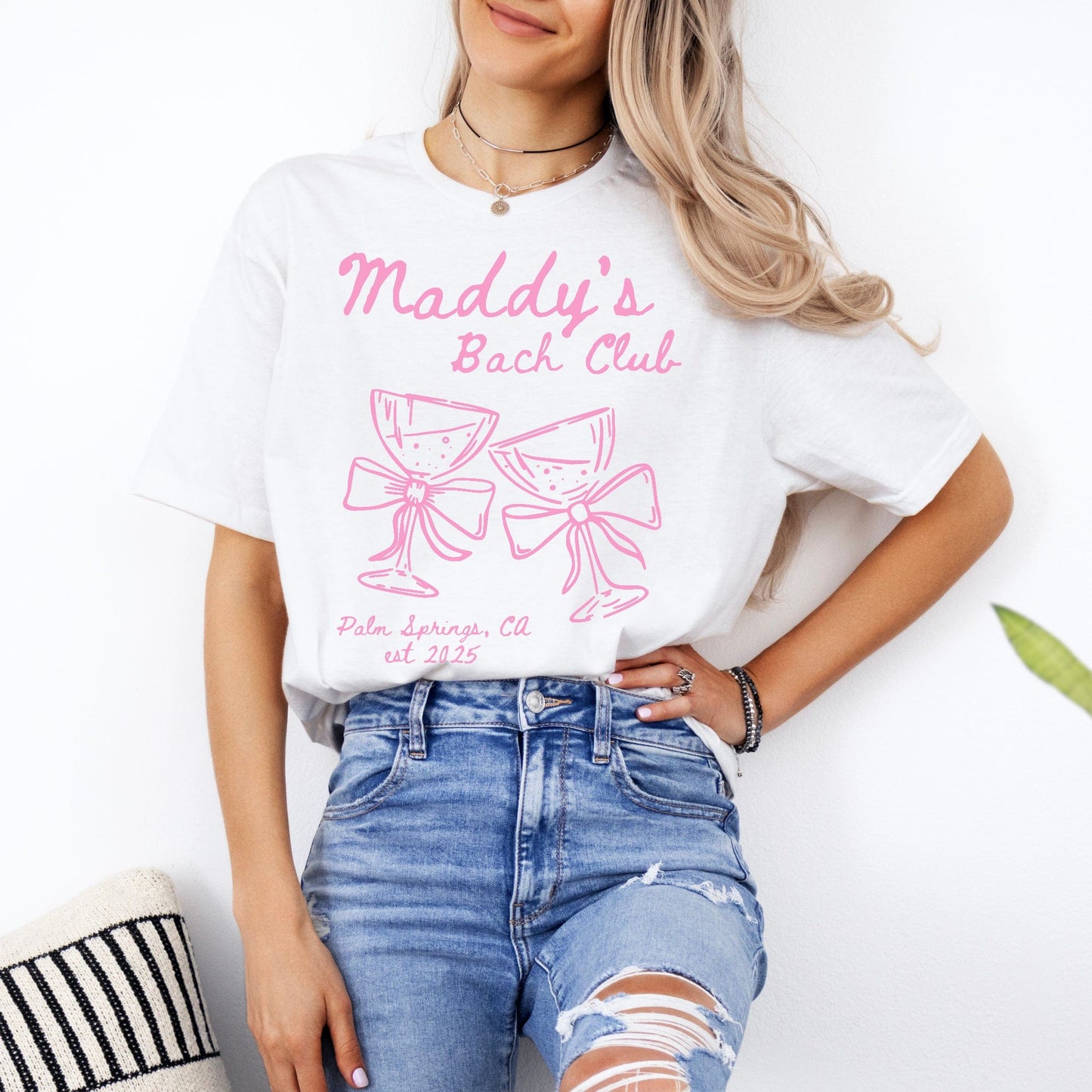 Custom The Bach Club Shirt | Personalised Bachelorette Party Tee