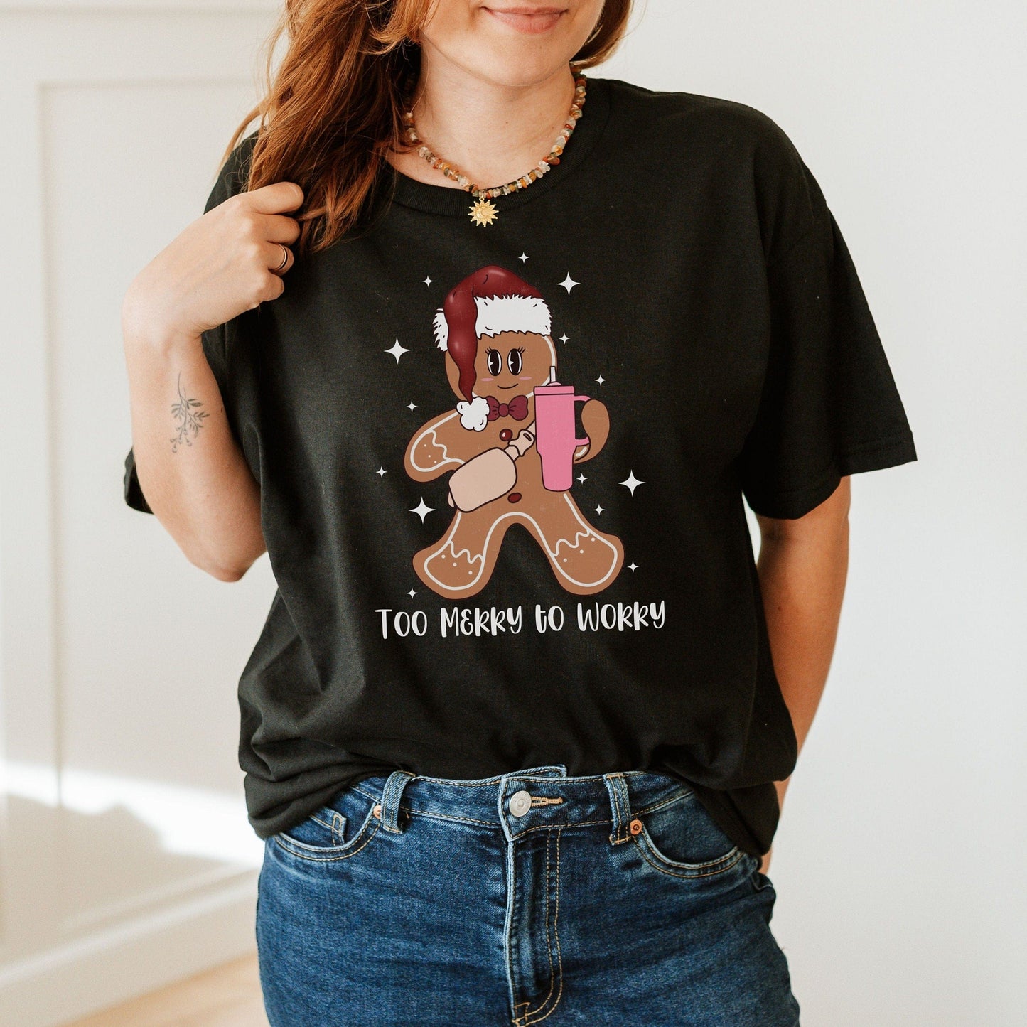 Funny Gingerbread Christmas shirt, trendy christmas shirt, cute christmas tee, funny Christmas shirt, Boojee Christmas Shirt, Santa Shirt,