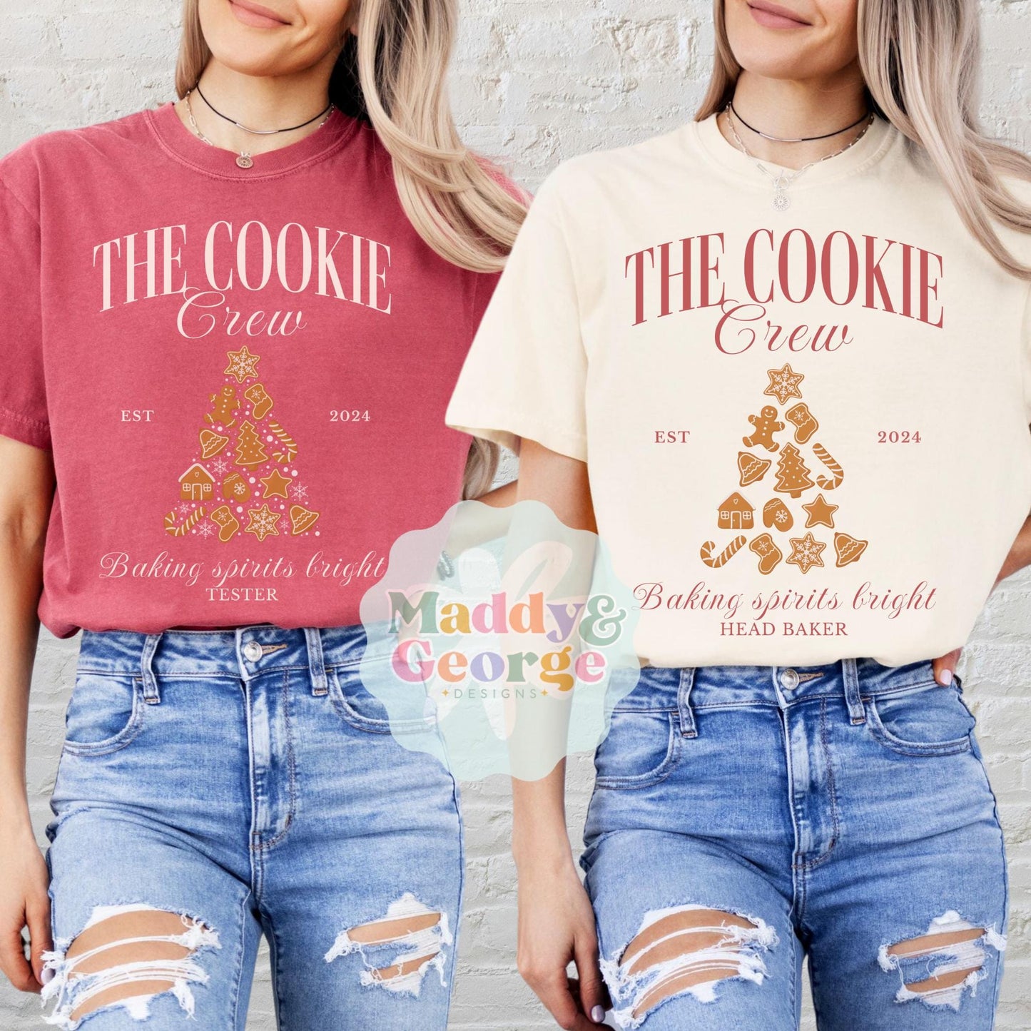 Custom The Cookie Crew Comfort Colors® Shirt, Christmas Baking Shirts, Matching Family Christmas Shirts, Cookie Baking Crew Tees, Xmas Gift