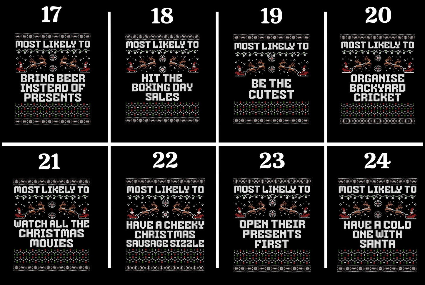 Most likely to Christmas Family Matching Shirts, Australian Christmas Shirt, Custom Matching Family Christmas Tees, Funny Ugly Xmas Sweater