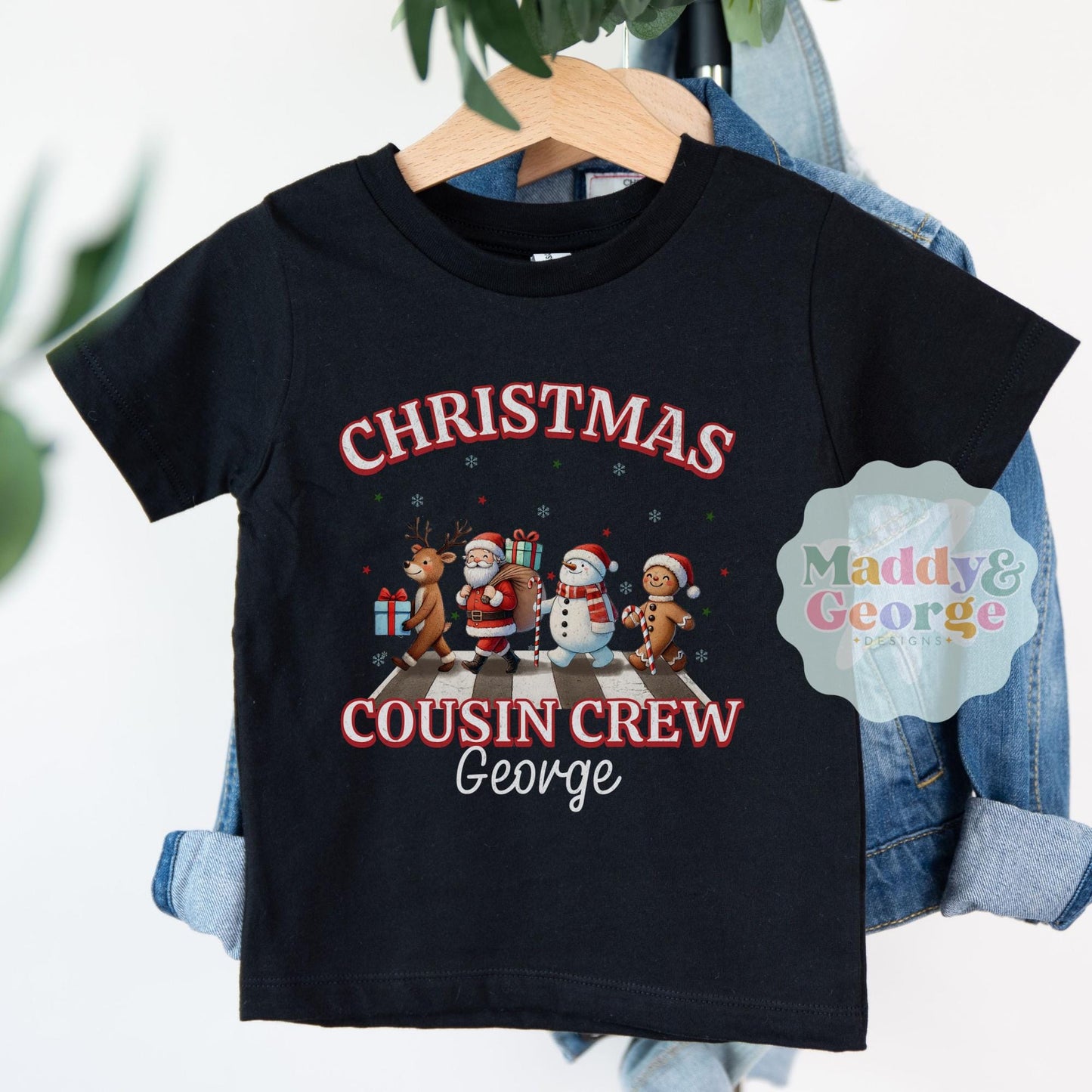 Custom Cousin Crew Christmas Shirt, Matching Family Christmas Shirts, Cousin Crew Tee, Cousin Squad TShirt, Cousin Sleepover Gift, Xmas 2024