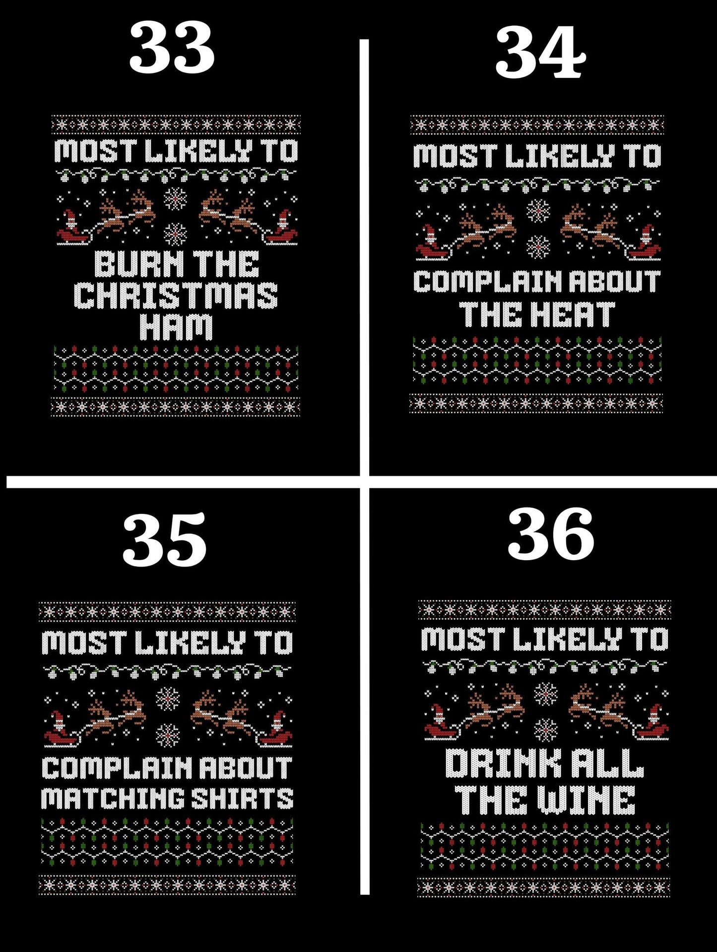 Most likely to Christmas Family Matching Shirts, Australian Christmas Shirt, Custom Matching Family Christmas Tees, Funny Ugly Xmas Sweater