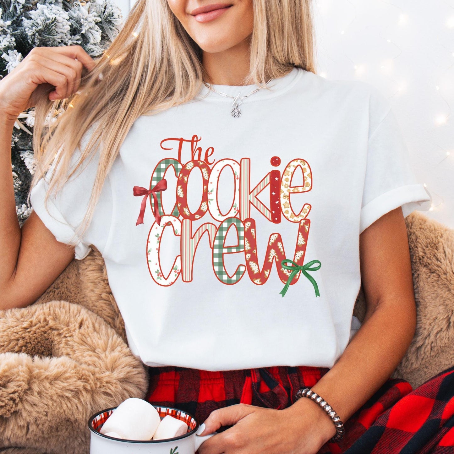 The Cookie Crew Comfort Colors Shirt, Christmas Baking Crew Shirts, Family Christmas Shirt, Matching Family Shirts, Gift for Baker, Holidays
