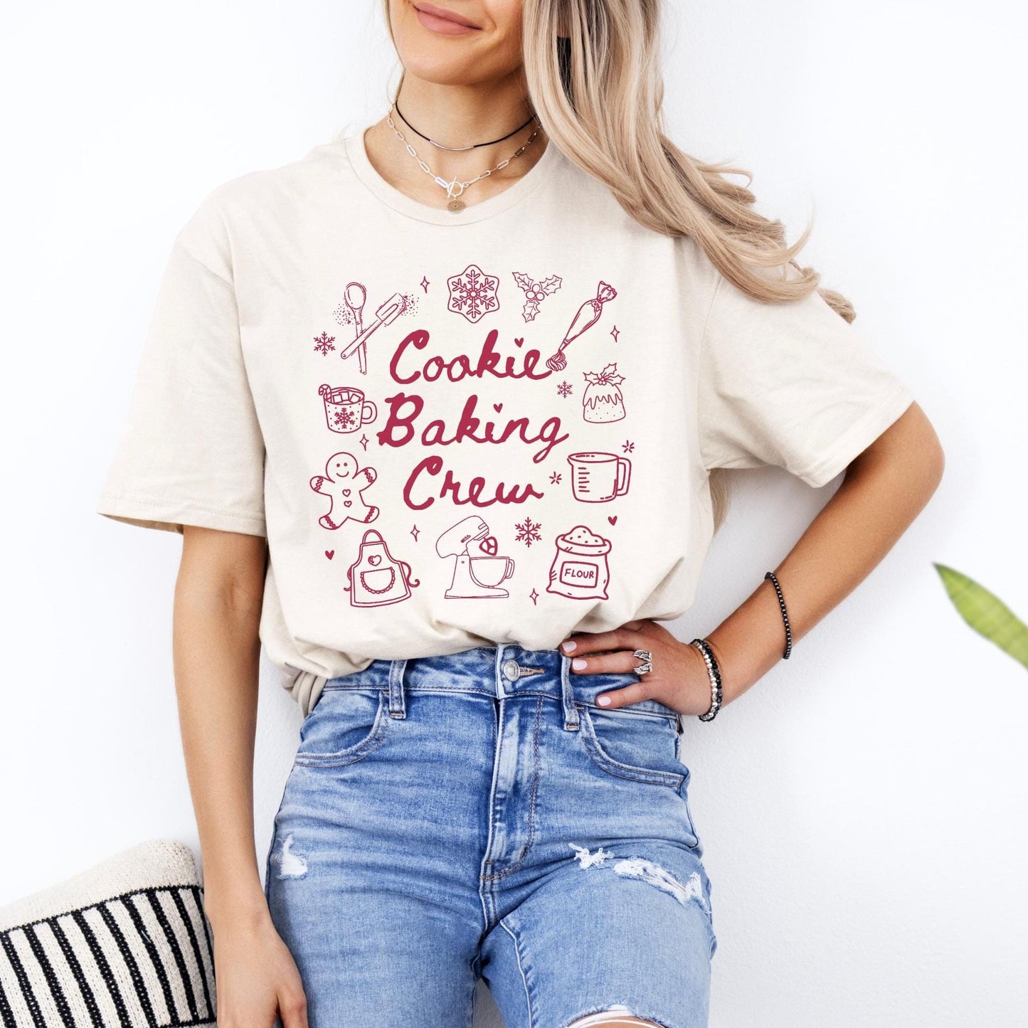 Custom Cookie Baking Crew Shirt, Christmas Baking Crew Shirts, Family Christmas Shirt, Matching Family Shirts, Gift for Baker, Holiday Gifts