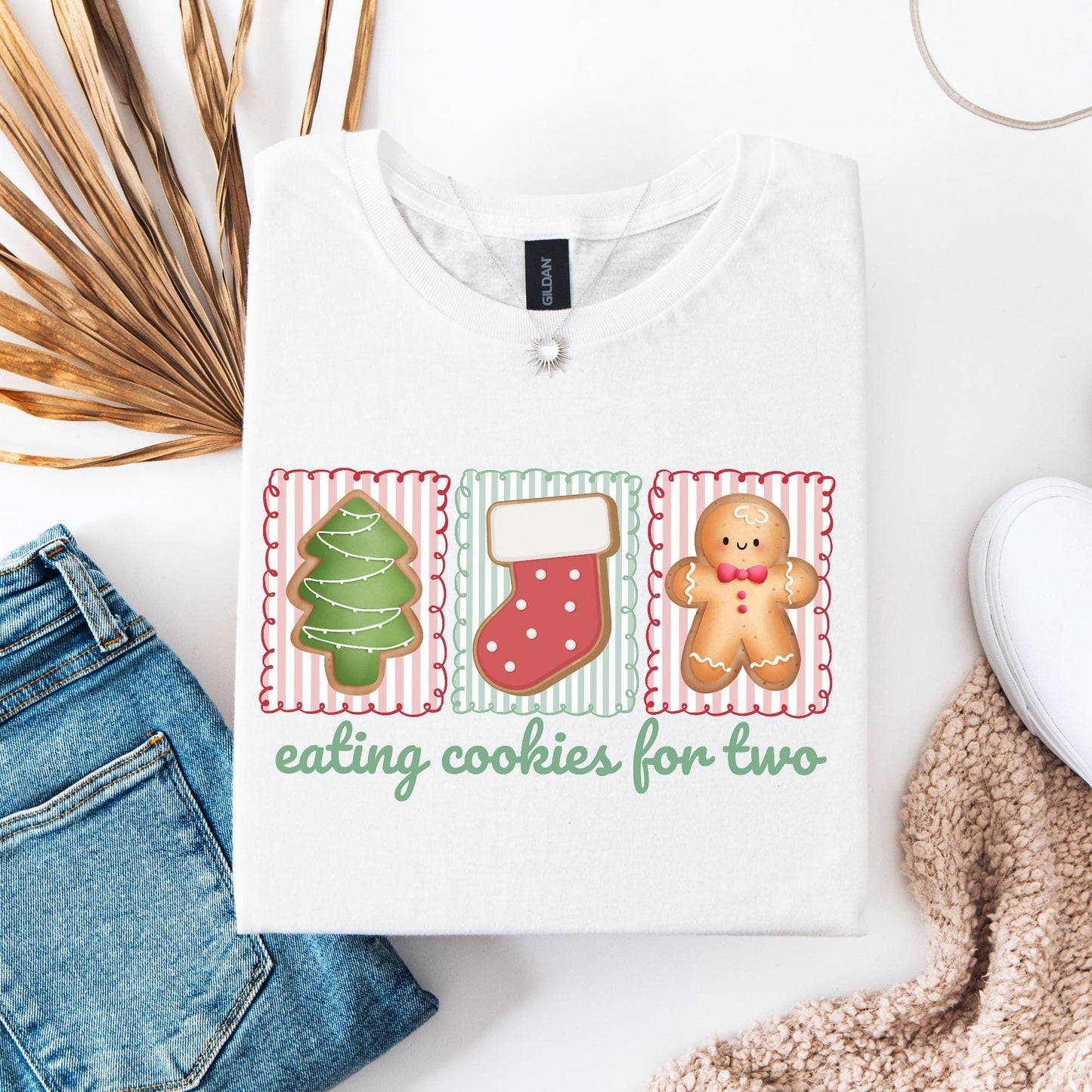 Christmas Pregnancy Announcement Shirt, Christmas Baby Reveal Tee, Pregnant Holiday TShirt, Gingerbread Cookie Reveal, Xmas Baby Shower Gift