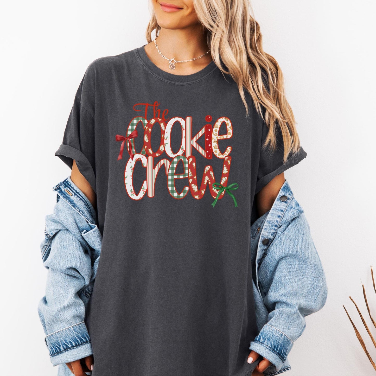 The Cookie Crew Comfort Colors Shirt, Christmas Baking Crew Shirts, Family Christmas Shirt, Matching Family Shirts, Gift for Baker, Holidays