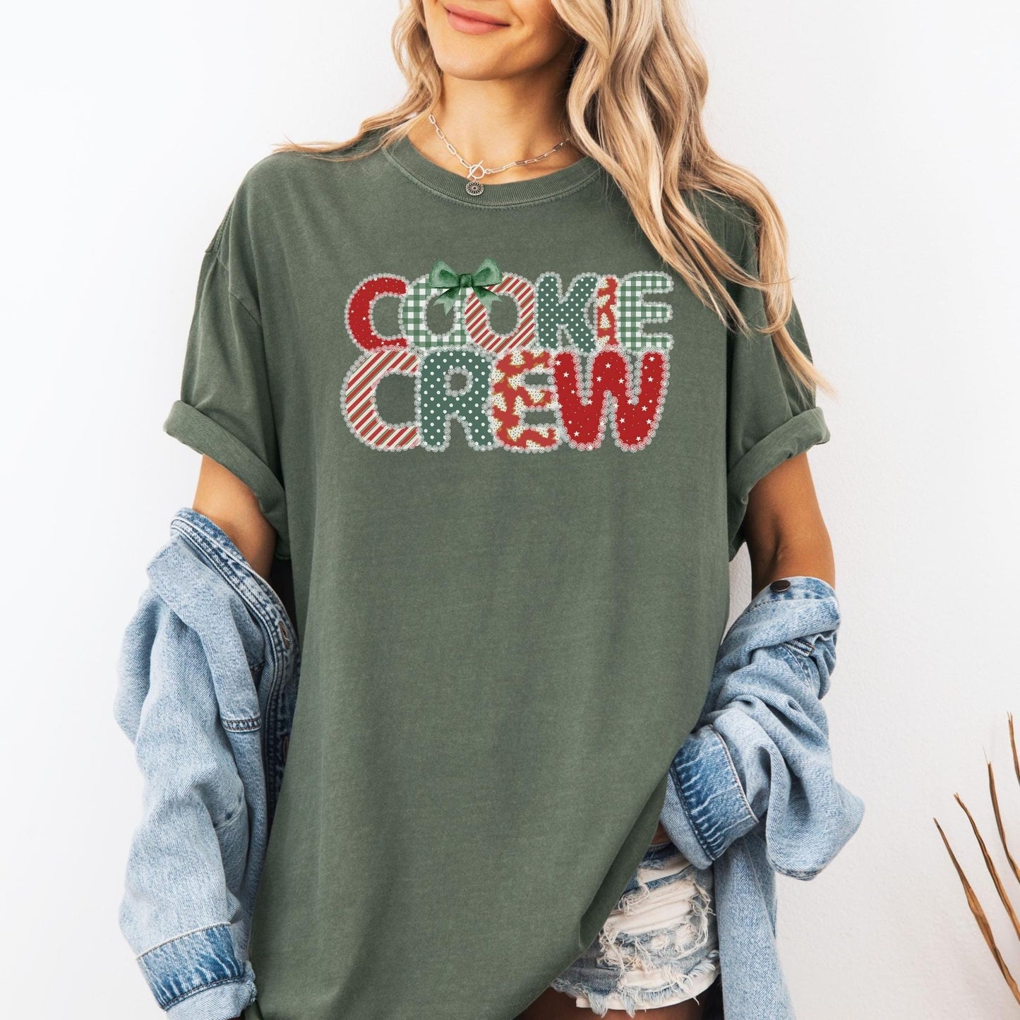 The Cookie Crew Comfort Colors Shirt, Christmas Baking Crew Shirts, Family Christmas Shirt, Matching Family Shirts, Gift for Baker, Holidays