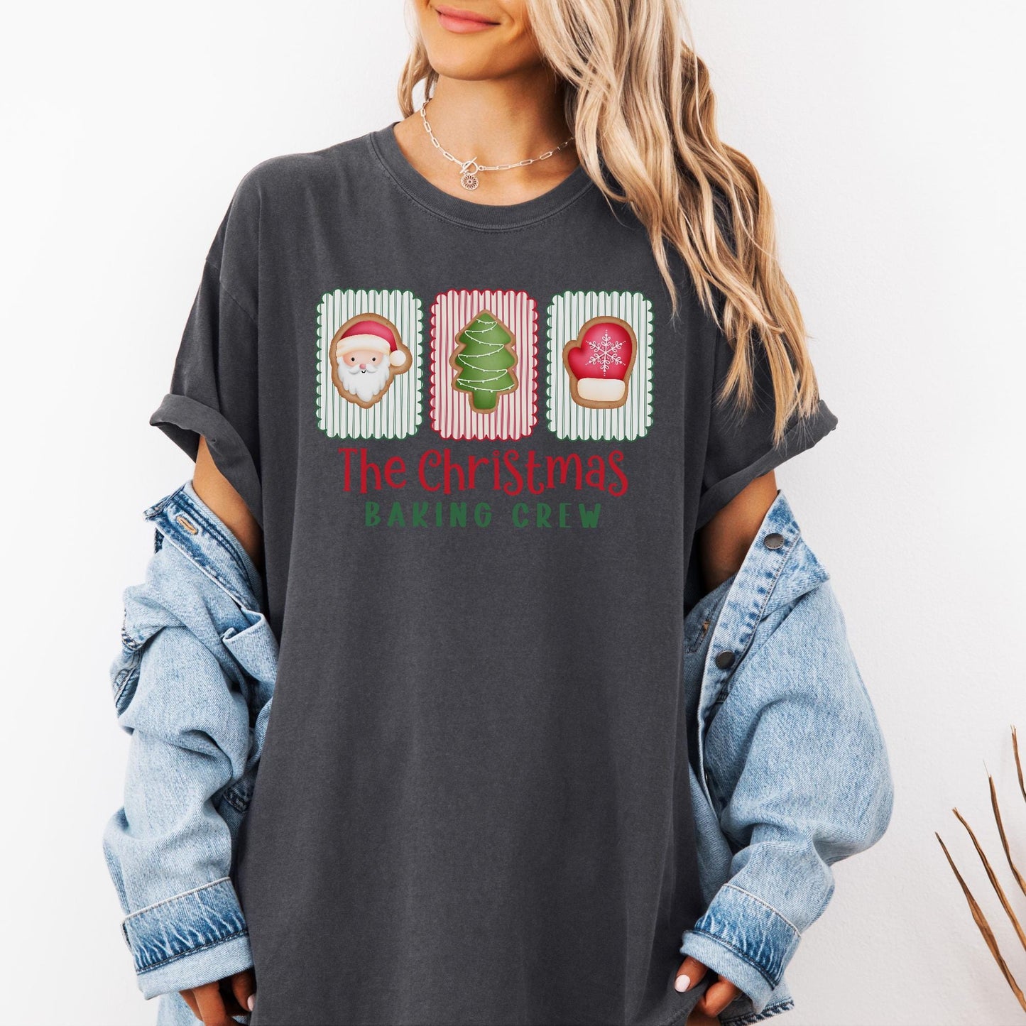The Christmas Baking Crew Comfort Colors Shirt, Christmas Baking Crew Shirts, Family Christmas Shirt, Matching Family Shirts, Gift for Baker