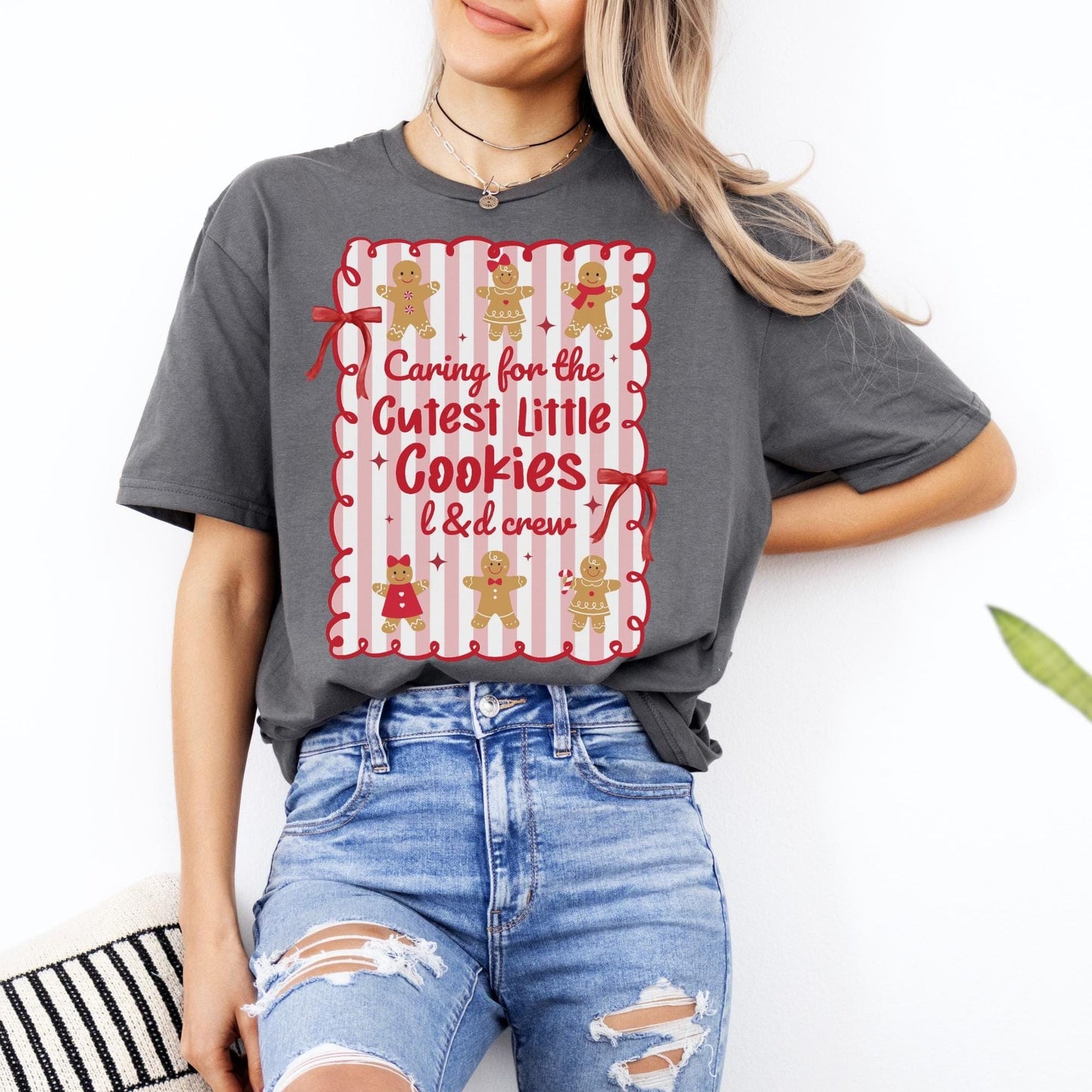 Christmas Labor And Delivery Nurse Shirt, L&D Nurse Christmas T-Shirt, OB Nurse Christmas Gift, Matching Labor Nurse Tees, Midwife Shirts