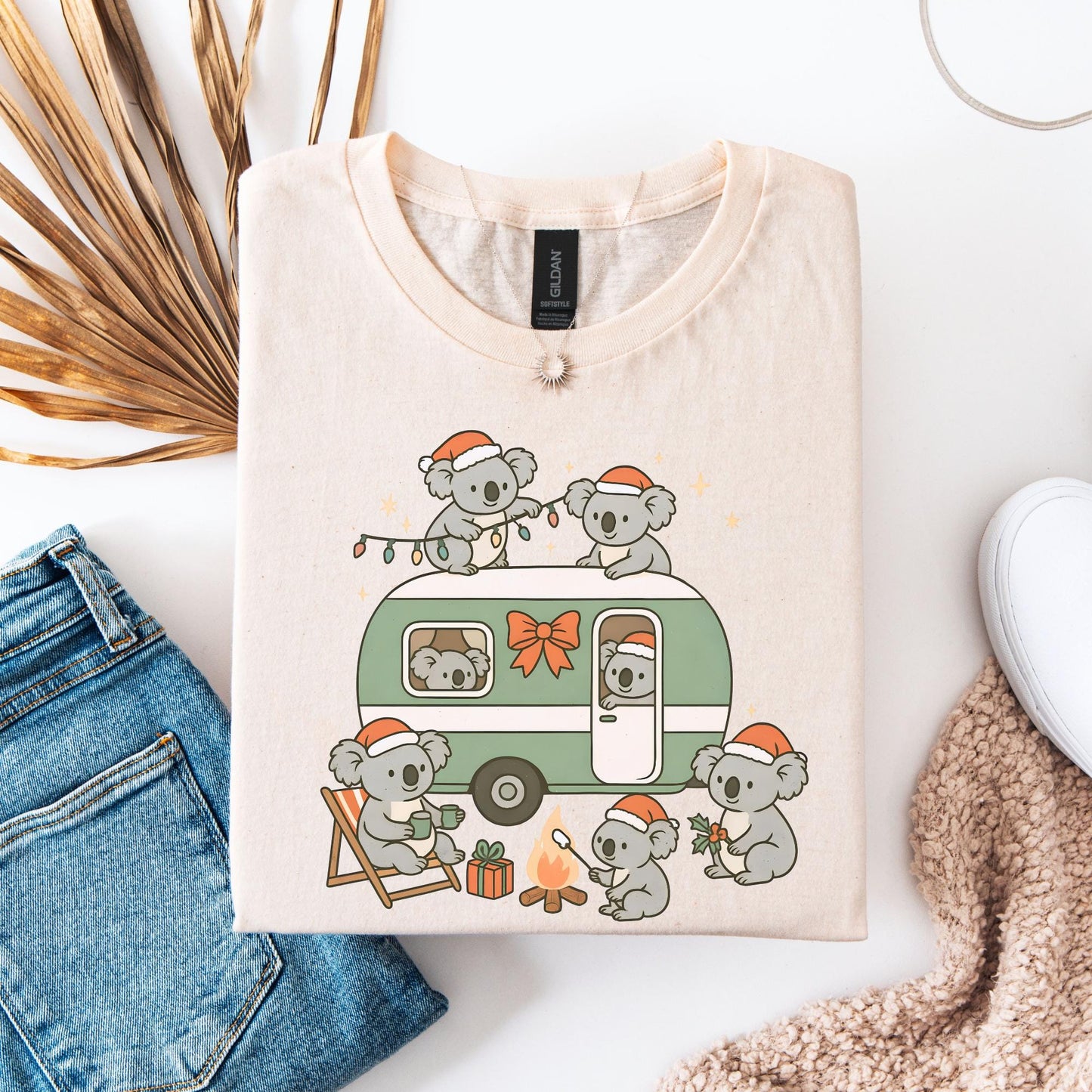 Koala Christmas Shirt, Australian Animals Tee, Matching Family Aussie Christmas T-Shirt, Funny Christmas Shirts, Cute Koala Gifts, Xmas Gift