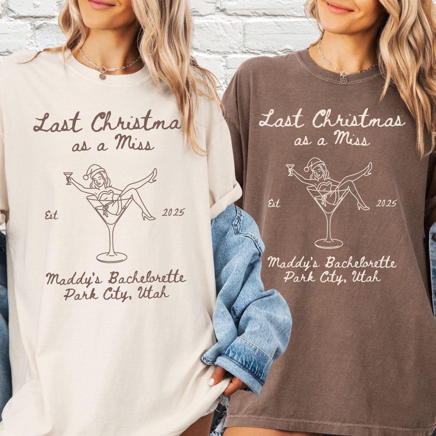Custom Christmas Bachelorette Comfort Colors Shirt, Personalized Bridal Party Tees, Trendy Bach, Winter Bach Party Gift, Bridesmaid Proposal