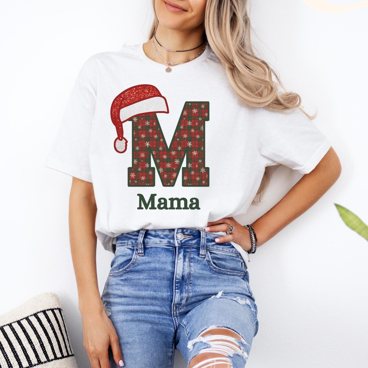 Custom Family Christmas Shirt, Personalized Name Xmas Shirts, Matching Holiday Christmas Tees, Family Christmas TShirt, Trendy Holiday Gift