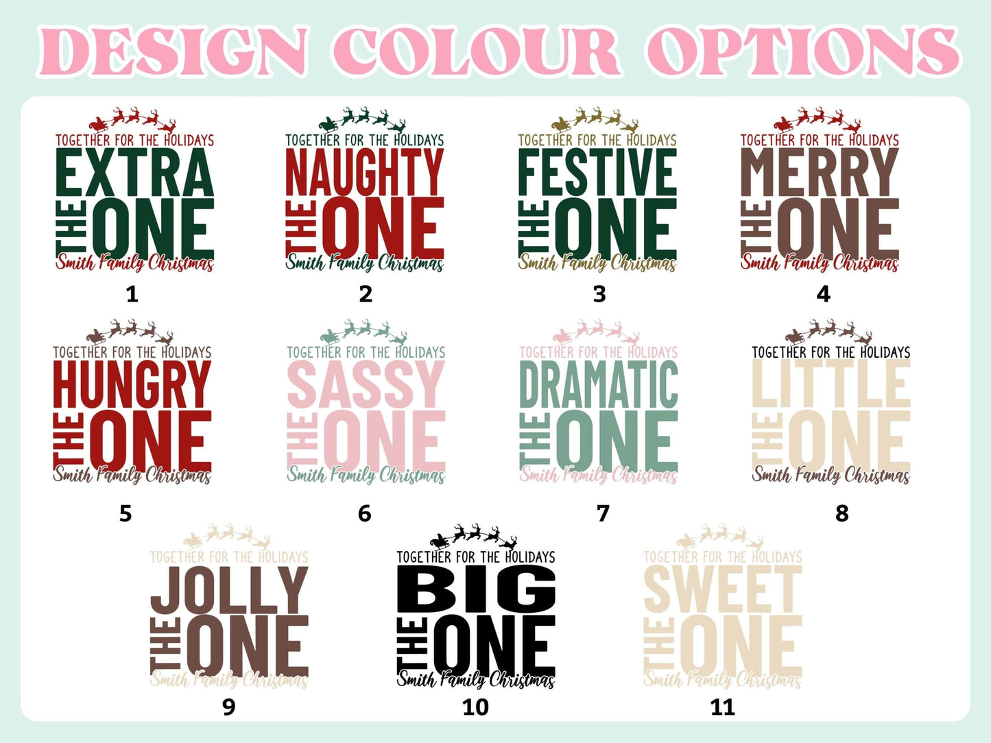 Custom Family Christmas Shirt, Personalized Name Xmas Shirts, Matching Family Holiday Tees, Group Christmas T-Shirts, Trendy Holiday Gifts