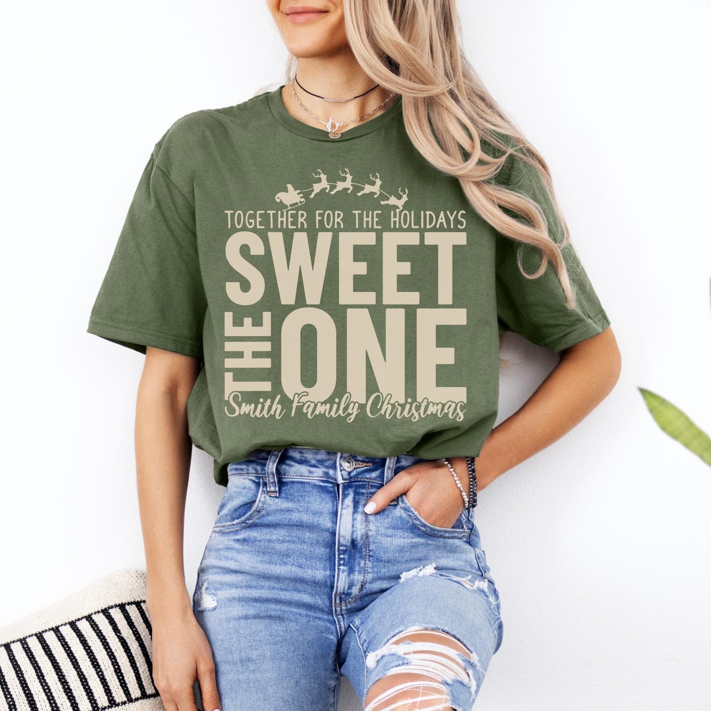 Custom Family Christmas Shirt, Personalized Name Xmas Shirts, Matching Family Holiday Tees, Group Christmas T-Shirts, Trendy Holiday Gifts