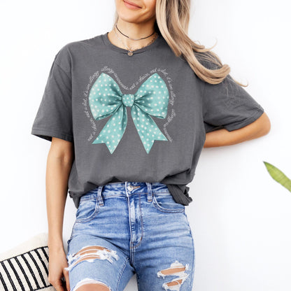Allergy Awareness Bow Shirt | CMPA Mum & Medical Support Tee