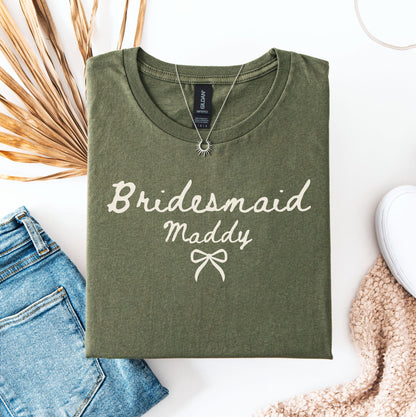 Custom Bridesmaid T-Shirt |