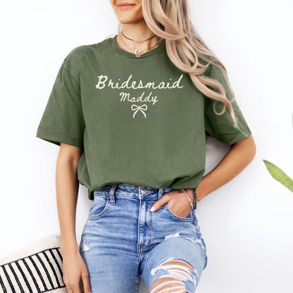 Custom Bridesmaid T-Shirt |