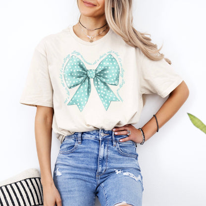 Allergy Awareness Bow Shirt | CMPA Mum & Medical Support Tee