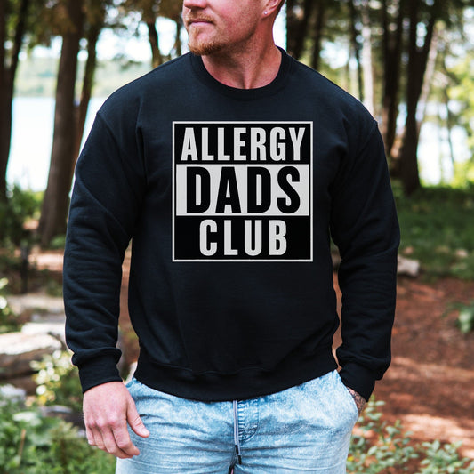 Allergy Dads Club Sweatshirt | Bold CMPA & Food Allergy Awareness Jumper