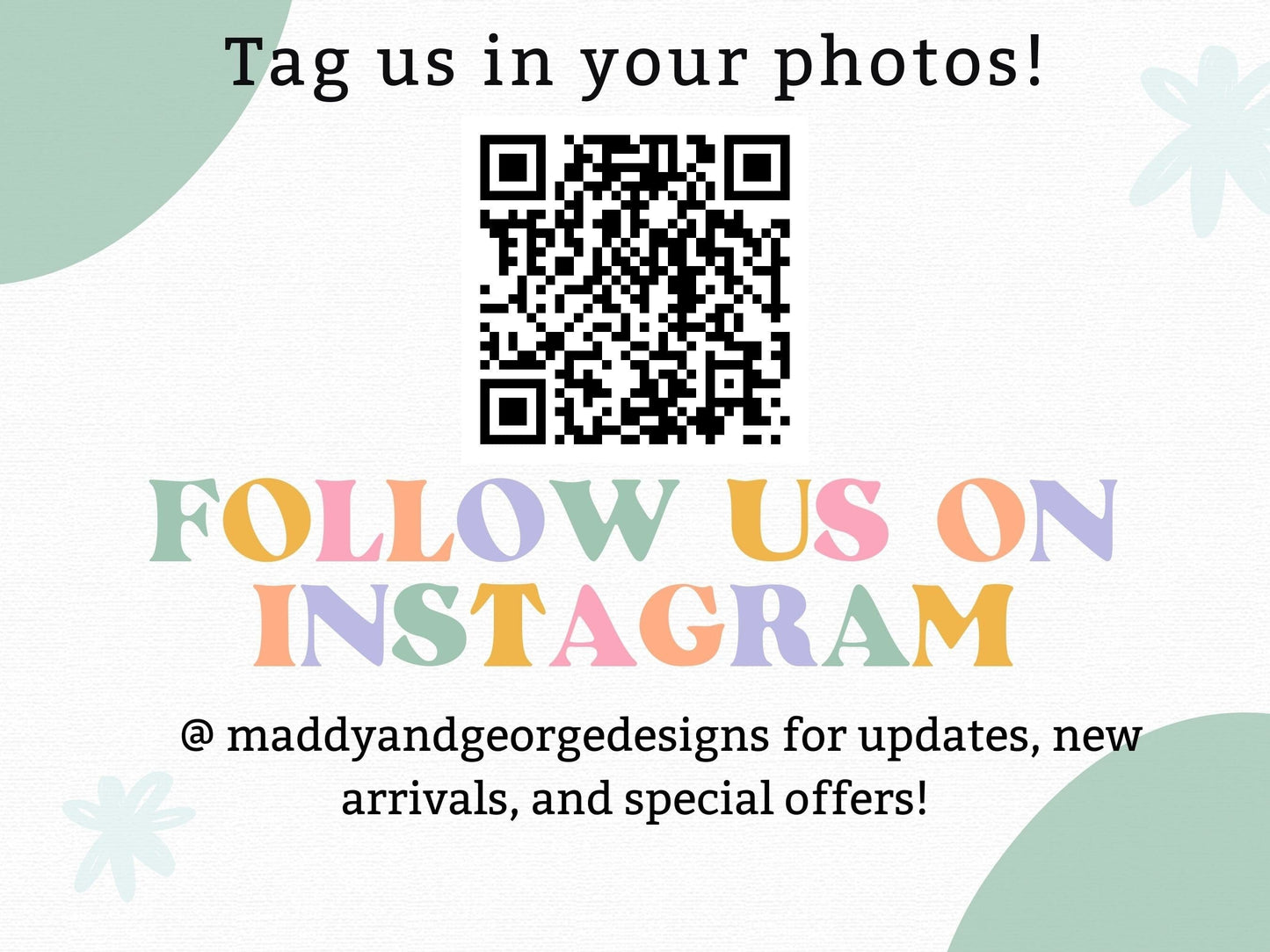 a white background with a qr code on it