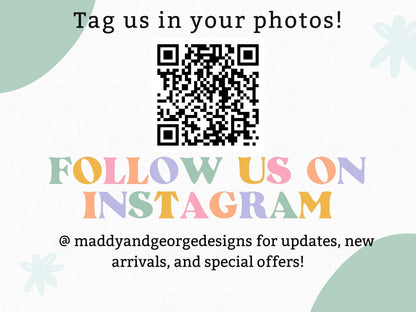 a white background with a qr code on it