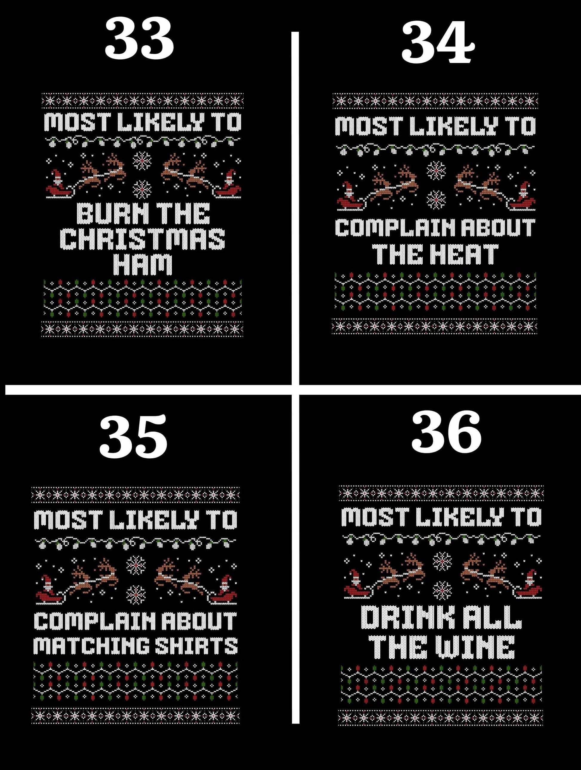 Most likely to Christmas Family Matching Shirts, Australian Christmas Shirt, Custom Matching Family Christmas Tees, Funny Ugly Xmas Sweater