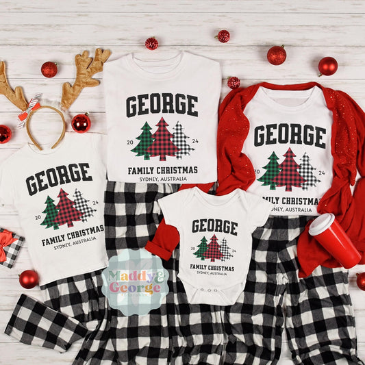 Custom Matching Family Christmas Shirts, Christmas Group Shirt, Christmas Gift For Family, Personalized Name Christmas Family Shirt, Xmas