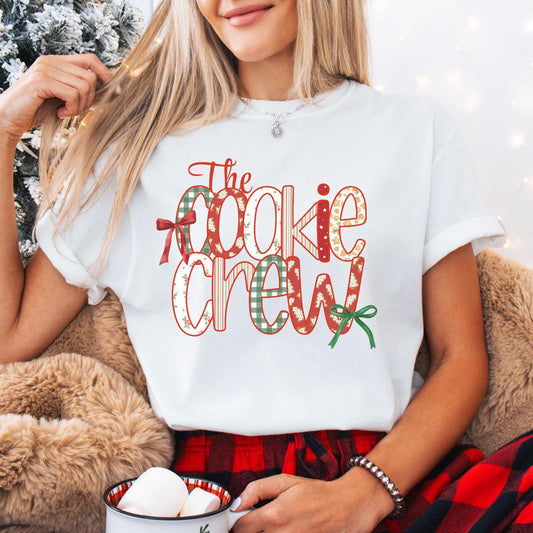 The Cookie Crew Comfort Colors Shirt, Christmas Baking Crew Shirts, Family Christmas Shirt, Matching Family Shirts, Gift for Baker, Holidays