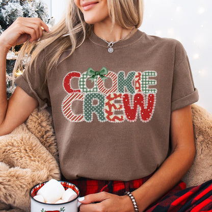 The Cookie Crew Comfort Colors Shirt, Christmas Baking Crew Shirts, Family Christmas Shirt, Matching Family Shirts, Gift for Baker, Holidays