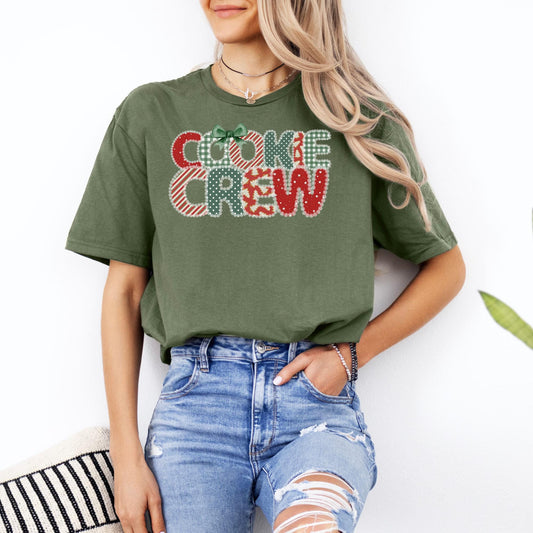 The Cookie Crew Shirt, Christmas Baking Crew Shirts, Family Christmas Shirt, Matching Family Shirts, Gift for Baker, Holiday Gift For Family