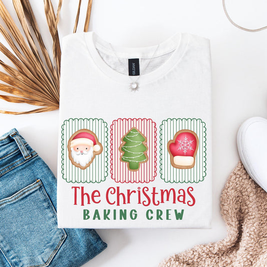 The Christmas Baking Crew Shirt, The Cookie Crew Party Shirts, Family Christmas Shirt, Matching Family Shirts, Gift for Baker, Holiday Gifts