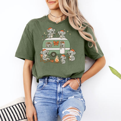 Koala Christmas Shirt, Australian Animals Tee, Matching Family Aussie Christmas T-Shirt, Funny Christmas Shirts, Cute Koala Gifts, Xmas Gift